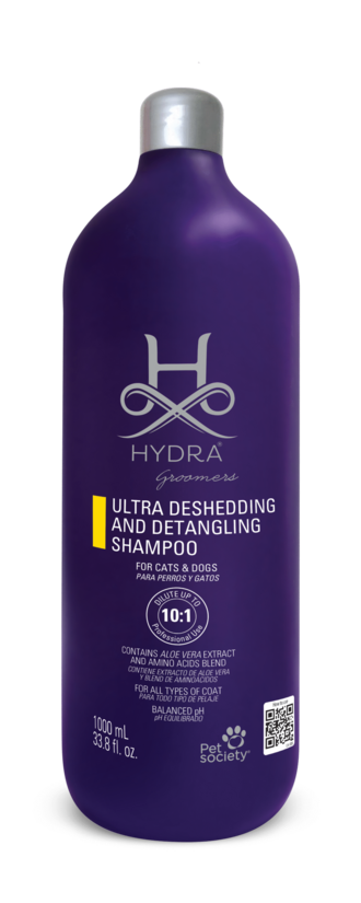 Hydra Groomers Ultra Deshedding and Detangling shampoo, 1000 ml